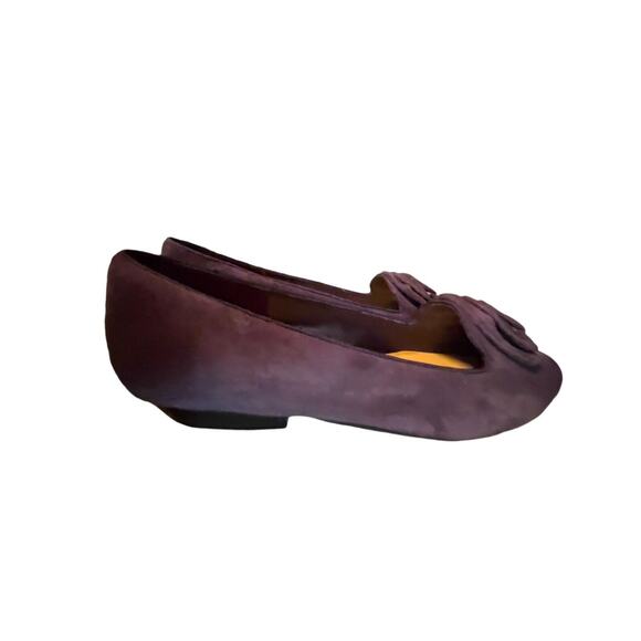 Woman’s Purple Kid Suede Flat Shoes Valerie Steven’s Marta B1025 Sz 8.5 M READ - Picture 6 of 13